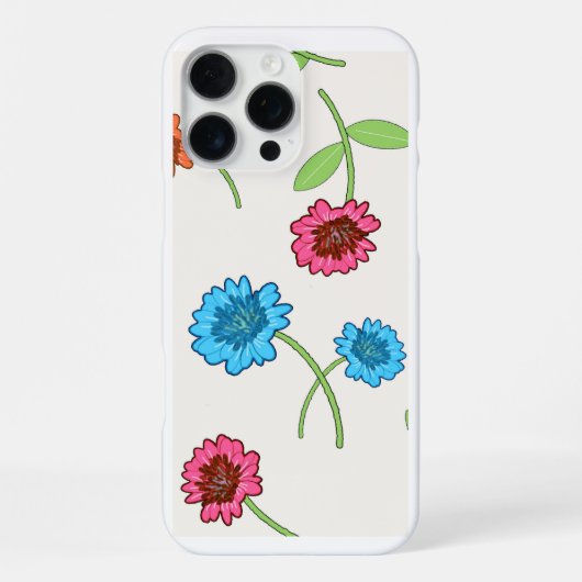 klaprozen iPhone hoesje (Achterkant)