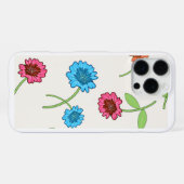 klaprozen iPhone hoesje (Achterkant horizontaal)