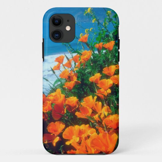 Klaprozen langs de Pacifische kust bij Big Sur Case-Mate iPhone Case (Achterkant)