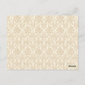 klaprozen & libellen botanische efemera briefkaart (Achterkant)