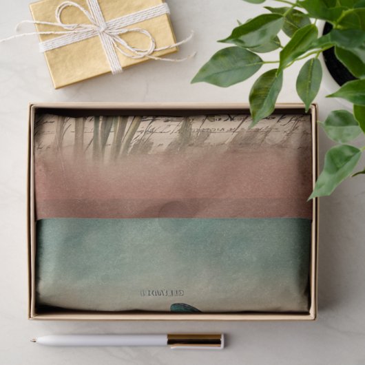 klaprozen & libellen botanische efemera tissuepapier (Geschenk)