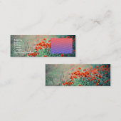 klaprozen | mini visitekaartje (Voorkant / Achterkant)