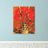 Klaprozen, mooi schilderij van Stefan Luchian, Canvas Afdruk (Insitu (Houten vloer))