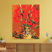 Klaprozen, mooi schilderij van Stefan Luchian, Canvas Afdruk (Insitu (Woonkamer))