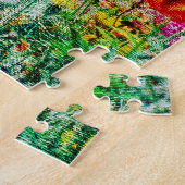 Klaprozen op de weide Mooie natuur Landschap Legpuzzel (Zijkant)