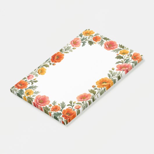 Klaprozen Post-it® Notes (Schuin)