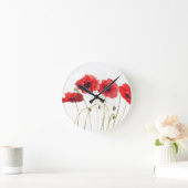 Klaprozen rode bloemen Klaproos aquarel bloemstuk  Ronde Klok (Huis)