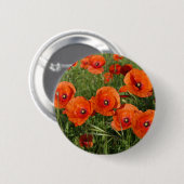 Klaprozen Ronde Button 5,7 Cm (Voorkant /achterkant)