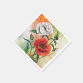 Klaprozen Servetten Klaprozen Bloemen (Hoek)