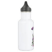 Klaprozen van Amethyst Paarse Fee en Vlinder Waterfles (Links)