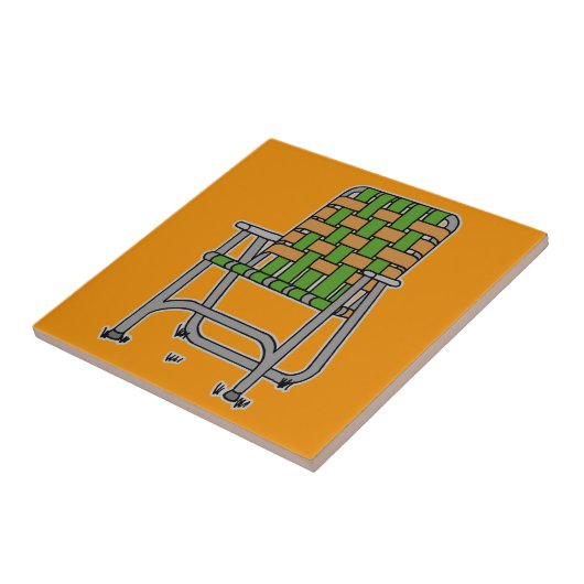 Klapstoel Tegeltje (Zijkant)