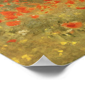 Klapveld bij Argenteuil, Monet Poster (Hoek)
