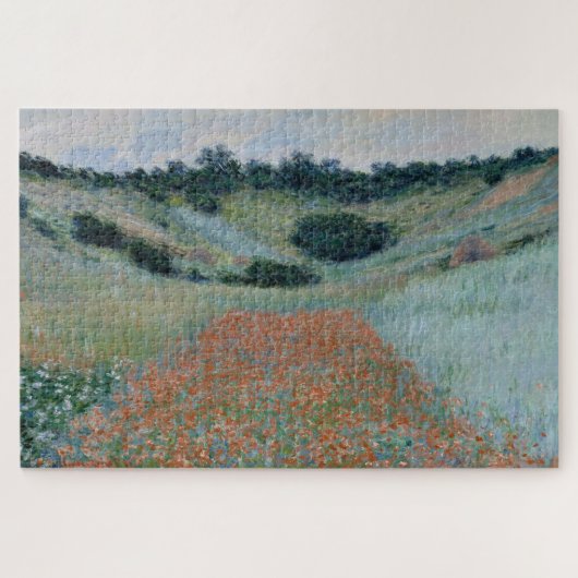 Klapveld bij Giverny van Claude Monet Legpuzzel (Horizontaal)