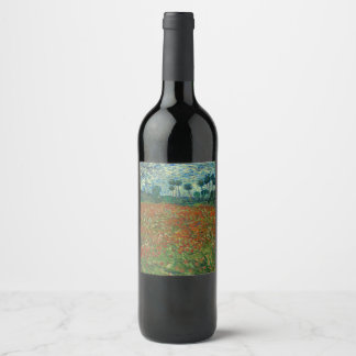 Klapveld van Vincent van Gogh Fijne Kunst Wijn Etiket