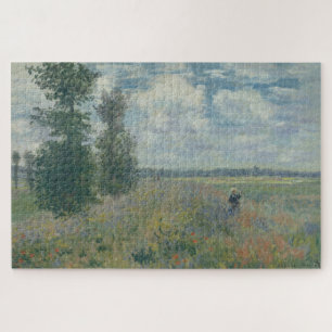 Klapvelden bij Argenteuil van Claude Monet (1875) Legpuzzel