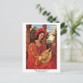 Klara Bianka von Quandt van Julius Schnorr Briefkaart (Staand voorkant)