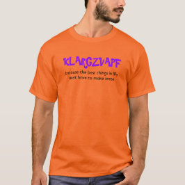 Klargzvapf T-shirt