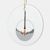 klarineschakel keramisch ornament (Links)