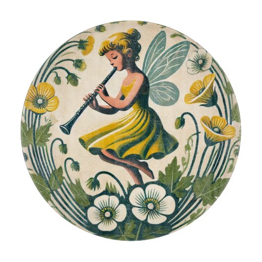 Klarinet Band Class Fairy Snijplank (Voorkant)