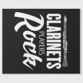  klarinet cadeaupapier (Vlak)