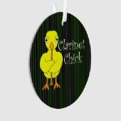 klarinet chick tekst ornament (voorkant)