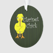 klarinet chick tekst ornament (voorkant)