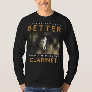 Klarinet Chronicles: Jazzing Up Lifes Symphony! T-shirt