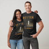 Klarinet Chronicles: Jazzing Up Lifes Symphony! T-shirt (Unisex)