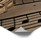 Klarinet Close-up Poster (Hoek)