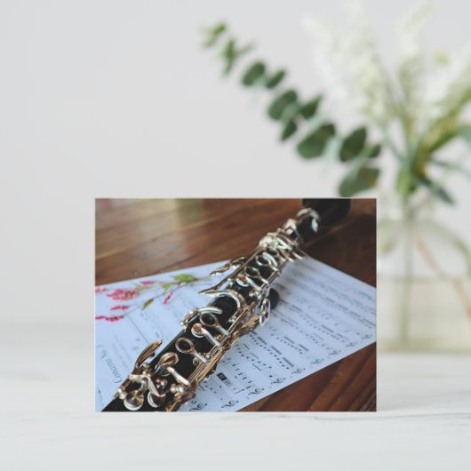 Klarinet, Concerto nr. 3, Briefkaart (Staand voorkant)