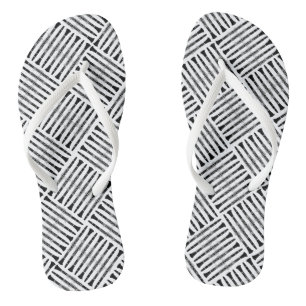 Klarinet Crosshatch Patroon Teenslippers