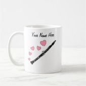 Klarinet Custom Wedding Mok Klarinettist Musicus (Links)