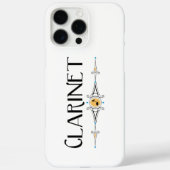 Klarinet decoratieve lijn Case-Mate iPhone case (Achterkant)