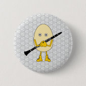Klarinet Egghead Ronde Button 5,7 Cm (Voorkant)