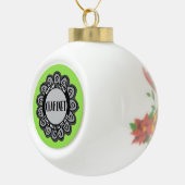 Klarinet is het beste keramische bal ornament (Rechts)