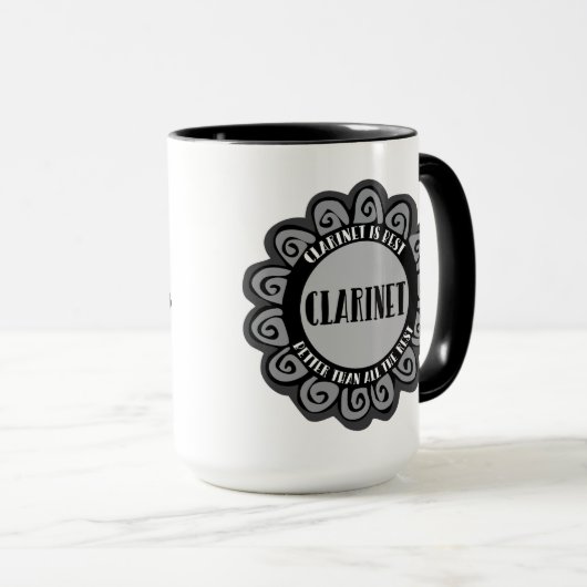 Klarinet is het beste mok (Voorkant rechts)