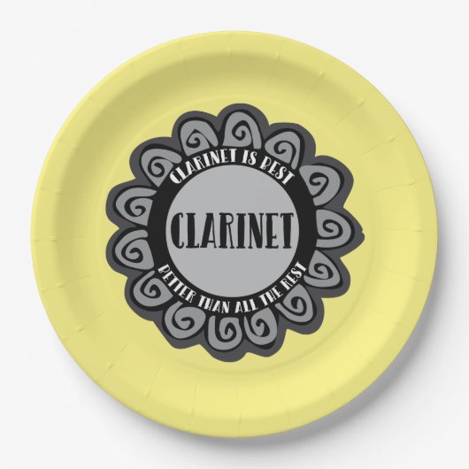 Klarinet is het beste papieren bordje (Voorkant)