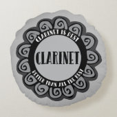 Klarinet is het beste rond kussen (Achterkant)