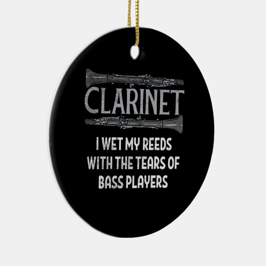 Klarinet Keramisch Ornament (Rechts)