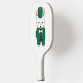 Klarinet Konijn Marching Band Groen Goud Pickleball Paddle (Links)