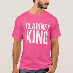 Klarinet Koning Klarinetspeler Orkest Klarinettist T-shirt