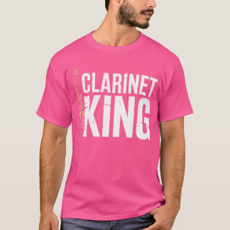 Klarinet Koning Klarinetspeler Orkest Klarinettist T-shirt