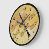 Klarinet, magisch muzikaal moment, gouden ontwerp grote klok (Hoek)
