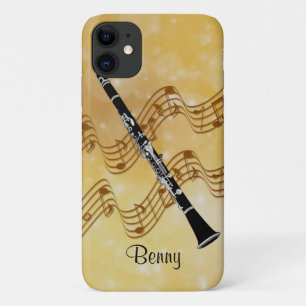 Klarinet, magisch muzikaal moment, sjabloon Case-Mate iPhone case