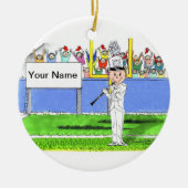 Klarinet - Mannelijk Keramisch Ornament (Voorkant)