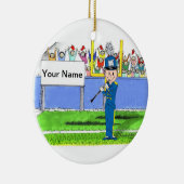 Klarinet - Mannelijk Keramisch Ornament (Rechts)