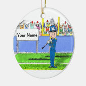 Klarinet - Mannelijk Keramisch Ornament (Links)