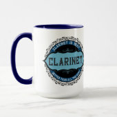 Klarinet Muzieknoten Cirkel Mok (Links)