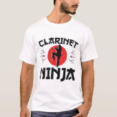 Klarinet Ninja Marching Band T-shirt (Voorkant)