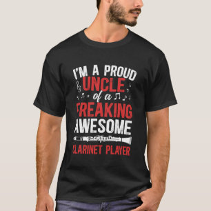 Klarinet Oom Klarinetspeler Oom Trots Klarinet T-shirt